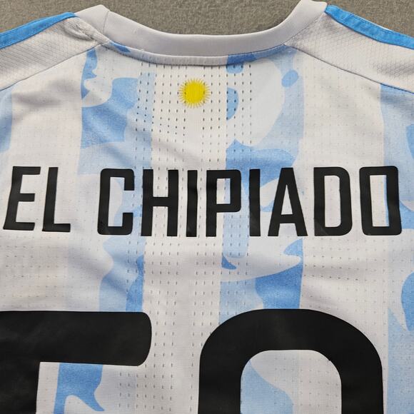 Adidas Argentina Futbol Jersey Soccer 2022 Home Camo Men Small #50 custom - Picture 9 of 9